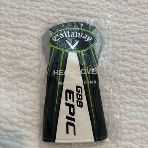 Callaway GBB Epic Headcover in Black, White, and Green